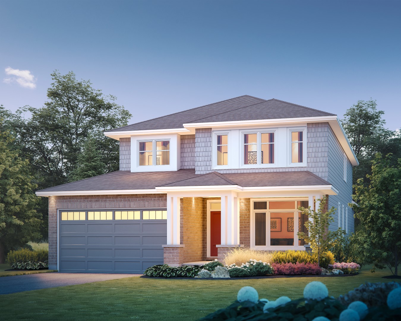 Dover II Elevation Traditional  by Tamarack Homes