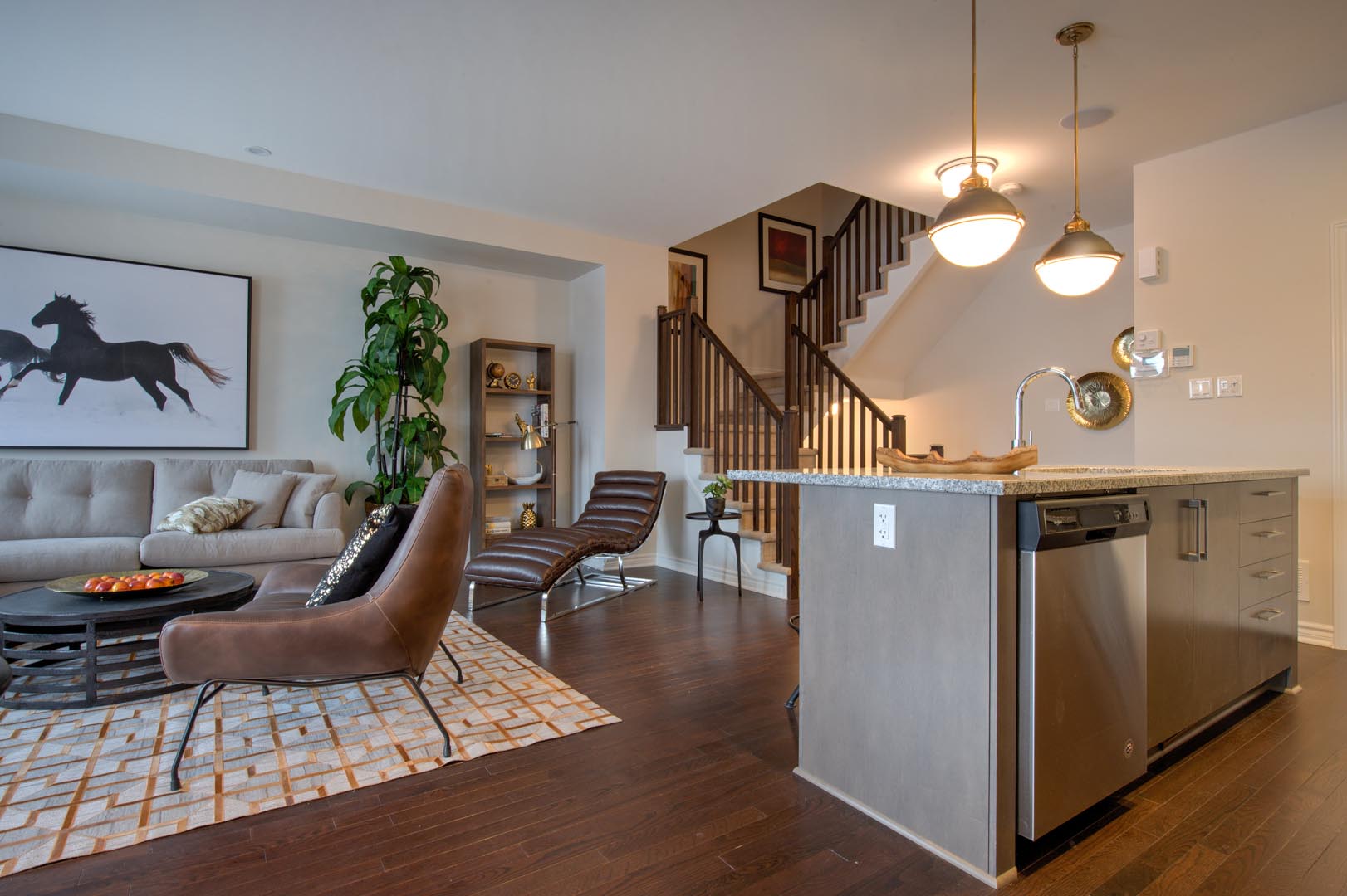 Ashton Living Room 2 Gallery Townhome