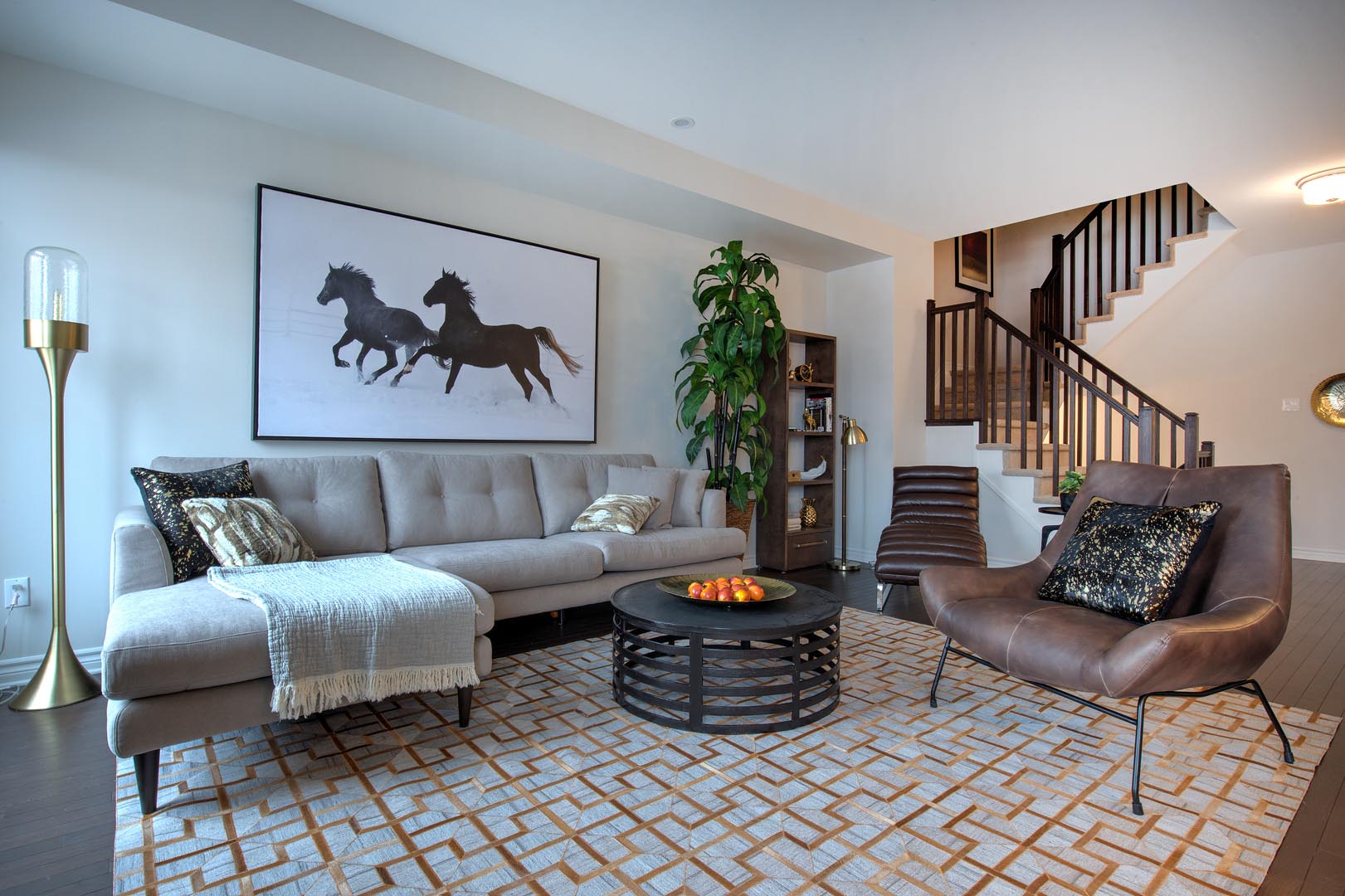 Ashton Living Room Gallery Townhome